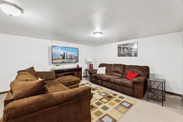 2602 26th St, South Street, La Crosse, WI 54601 - living room with light carpet and baseboards