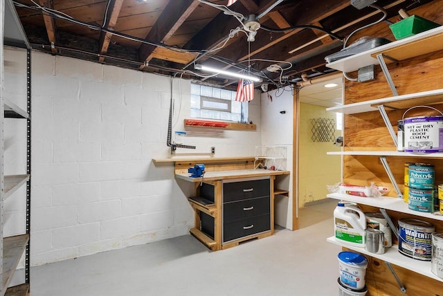 2147 S 90th St, West Allis, WI 53227 - below grade area featuring a workshop area