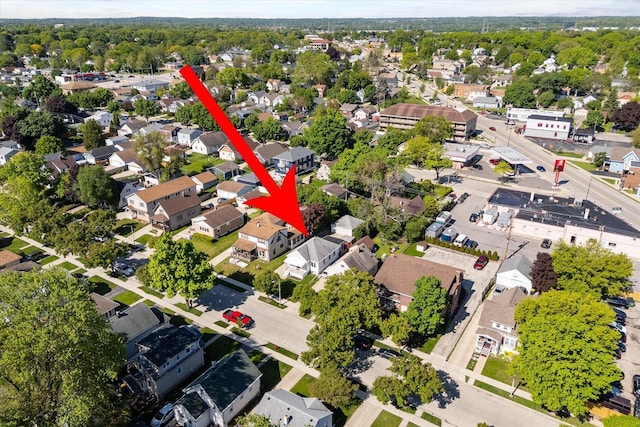 2147 S 90th St, West Allis, WI 53227 - aerial view of property's location with nearby suburban area
