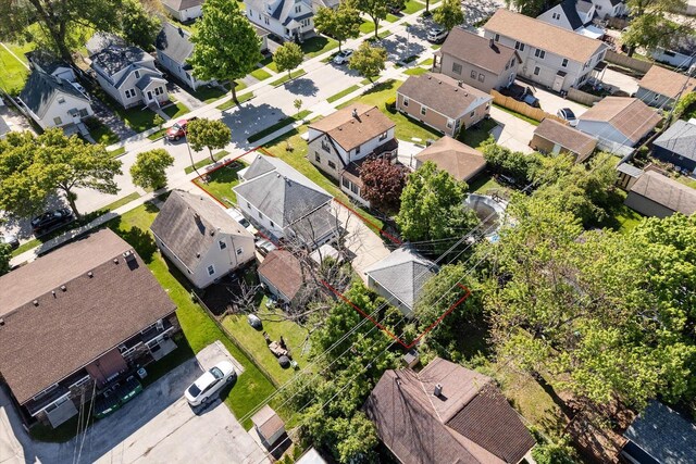 2147 S 90th St, West Allis, WI 53227 - aerial perspective of suburban area