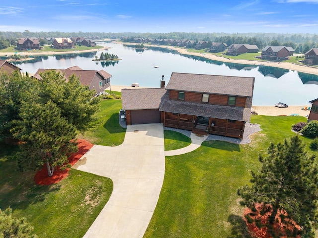 N8092 15th Ave, New Lisbon, WI 53950 - aerial view of residential area with a nearby body of water