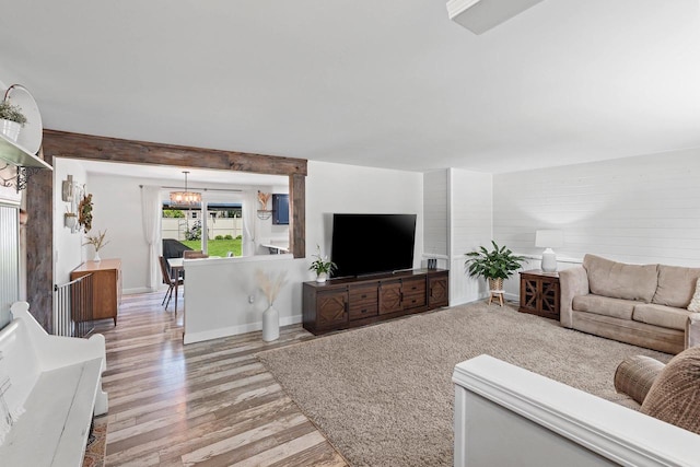 2127 Jen Rae Rd, Green Bay, WI 54311 - living area featuring wood finished floors and baseboards