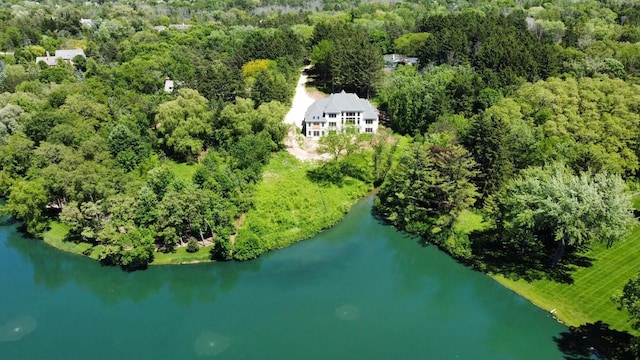 10031 N Range Line Rd, Mequon, WI 53092 - drone / aerial view of a large body of water