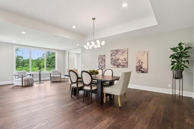 10031 N Range Line Rd, Mequon, WI 53092 - dining area with wood finished floors and recessed lighting