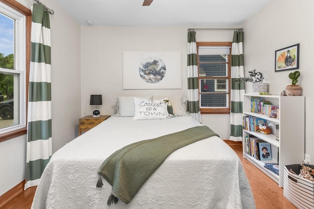W62N322 Hanover Ave, Cedarburg, WI 53012 - bedroom with wood finished floors and a ceiling fan
