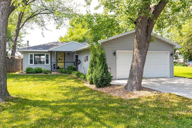 2946 Shadow Ln, Oshkosh, WI 54901 - view of front of property with an attached garage and driveway