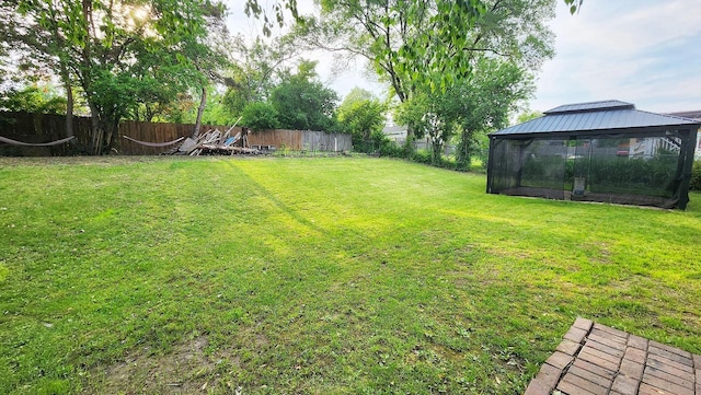 9085 N Joyce Ave, Milwaukee, WI 53224 - view of yard featuring a gazebo