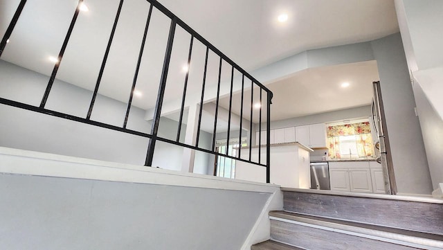 9085 N Joyce Ave, Milwaukee, WI 53224 - stairway with recessed lighting