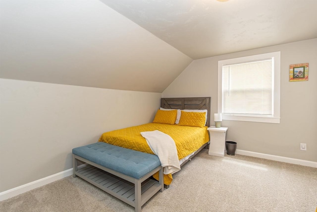 1614 N Richmond St, Appleton, WI 54911 - bedroom with carpet floors, lofted ceiling, and baseboards