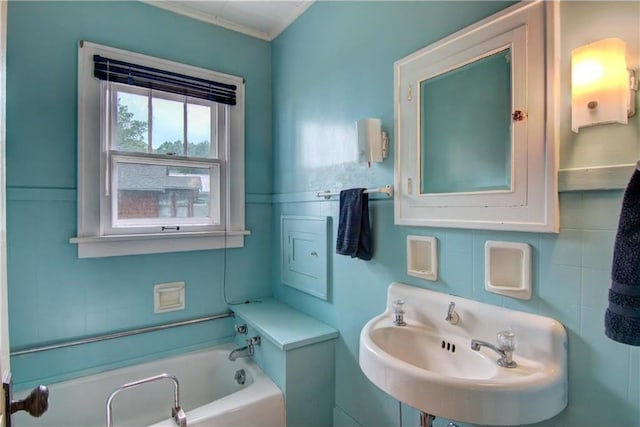 17174 59th Ave, Chippewa Falls, WI 54729 - bathroom with a sink and a garden tub