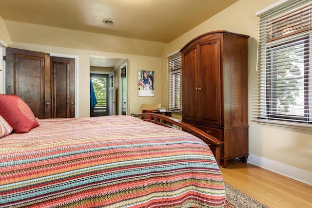 1705 Emerson St, Beloit, WI 53511 - bedroom with light wood finished floors and baseboards