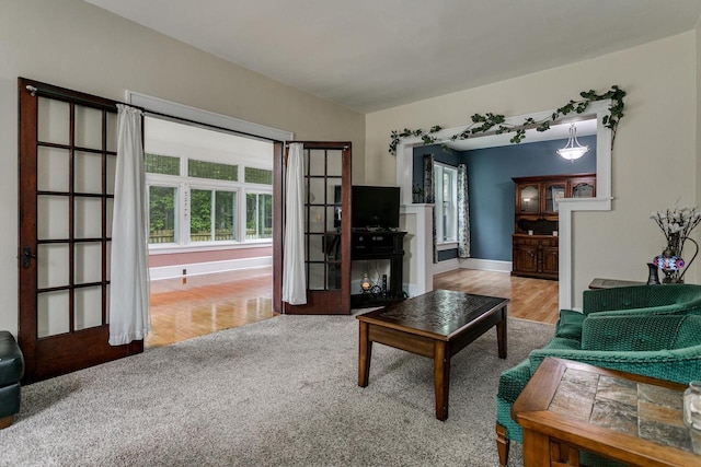 543 N Durkee St, Appleton, WI 54911 - living room with wood finished floors and baseboards