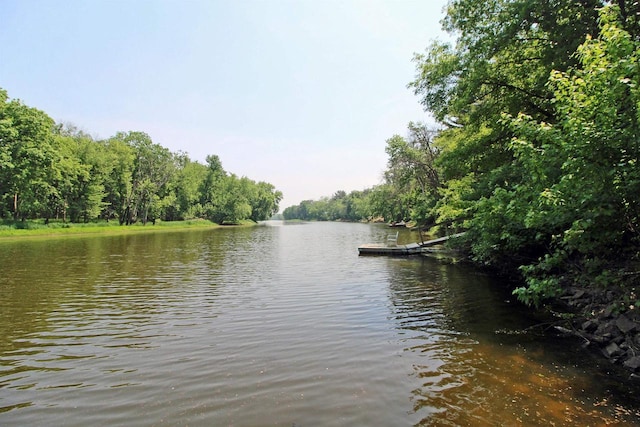 302 Lakeshore Dr, Avoca, WI 53506 - water view with a boat dock