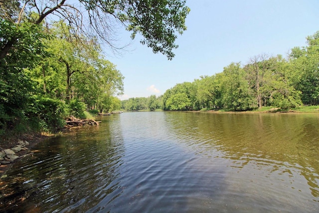 302 Lakeshore Dr, Avoca, WI 53506 - water view with a forest