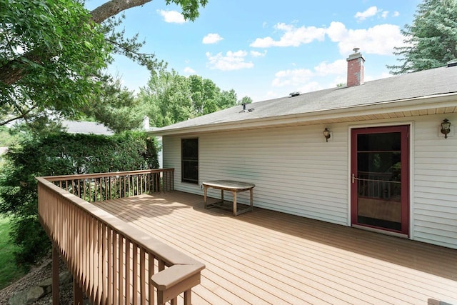2806 Maple Grove Dr, Madison, WI 53719 - view of wooden deck