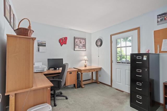 2806 Maple Grove Dr, Madison, WI 53719 - carpeted office space featuring baseboards