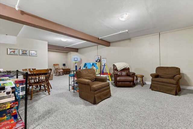 2975 River Birch Dr Unit E, Brookfield, WI 53045 - living room featuring carpet floors and baseboards