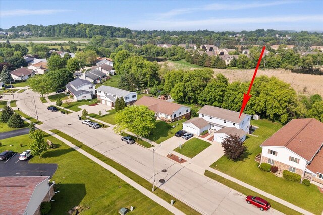 1529 Vogt Dr, West Bend, WI 53095 - aerial view of residential area