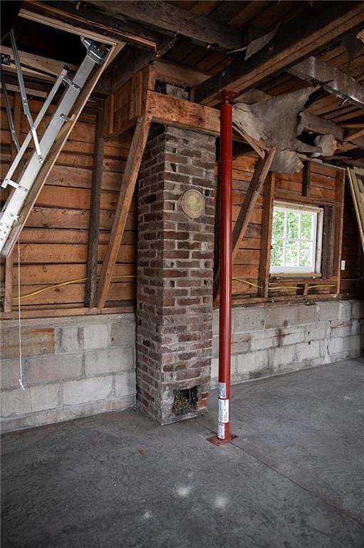 121 Pear St, Chippewa Falls, WI 54729 - view of unfinished attic
