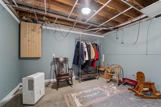 249 Donovan Cir, Rosendale, WI 54974 - view of unfinished basement