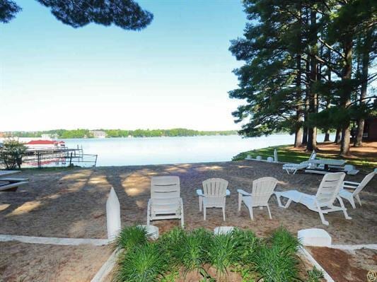 1251 Canyon Rd Unit 40, Wisconsin Dells, WI 53965 - view of patio / terrace with a water view