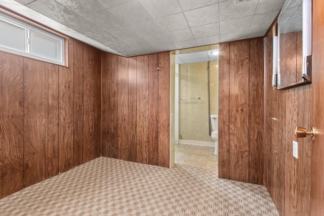 1013 28th St, Two Rivers, WI 54241 - finished below grade area with wood walls