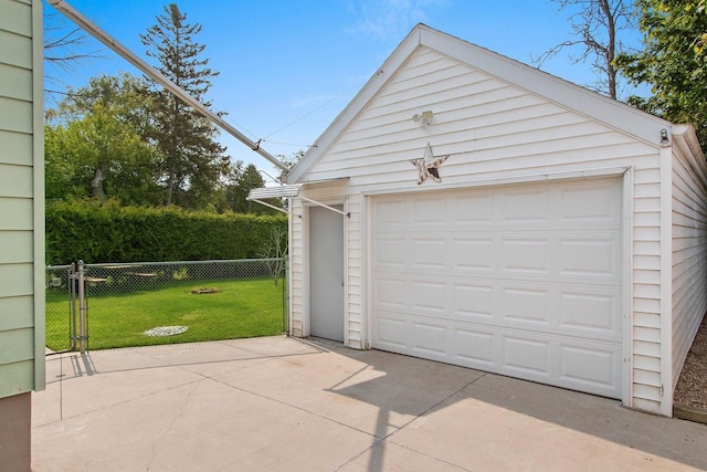 1013 28th St, Two Rivers, WI 54241 - view of detached garage