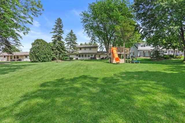 8317 S 42nd St, Franklin, WI 53132 - view of grassy yard with a playground