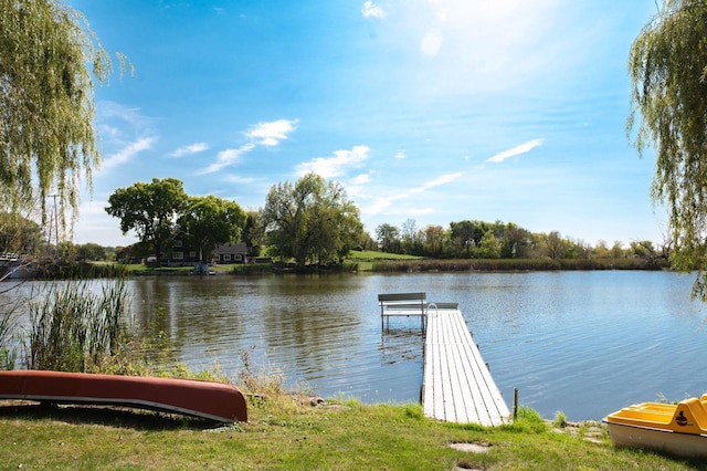 W4943 County Rd S, Horicon, WI 53032 - dock featuring a water view