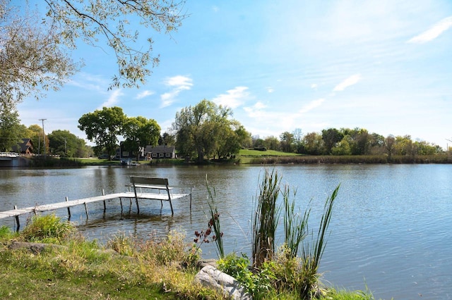 W4943 County Rd S, Horicon, WI 53032 - dock area with a water view