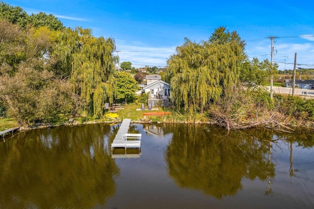 W4943 County Rd S, Horicon, WI 53032 - water view with a dock