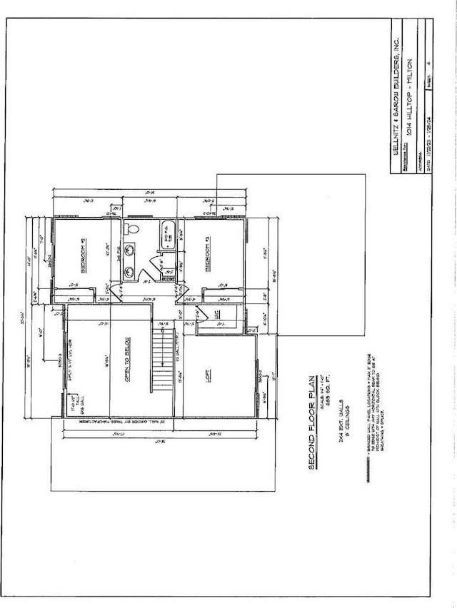 1014 Hilltop Dr, Milton, WI 53563 - floor plan / room layout