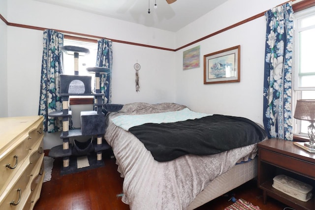 1711 S 85th St, Milwaukee, WI 53214 - bedroom featuring wood finished floors and a ceiling fan