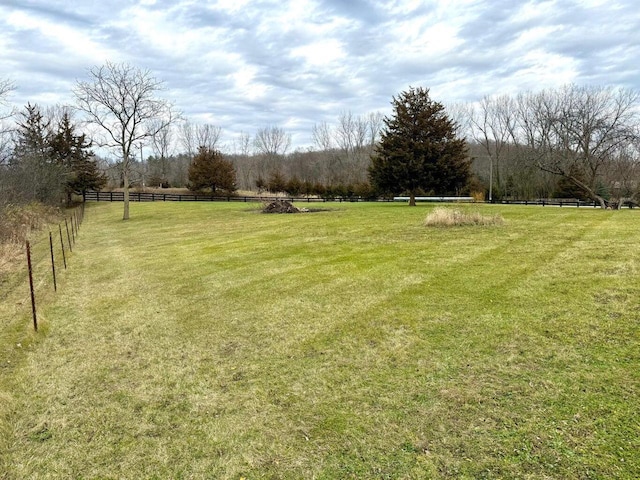 N8415 Branch Rd, Ixonia, WI 53036 - view of yard featuring a view of rural / pastoral area