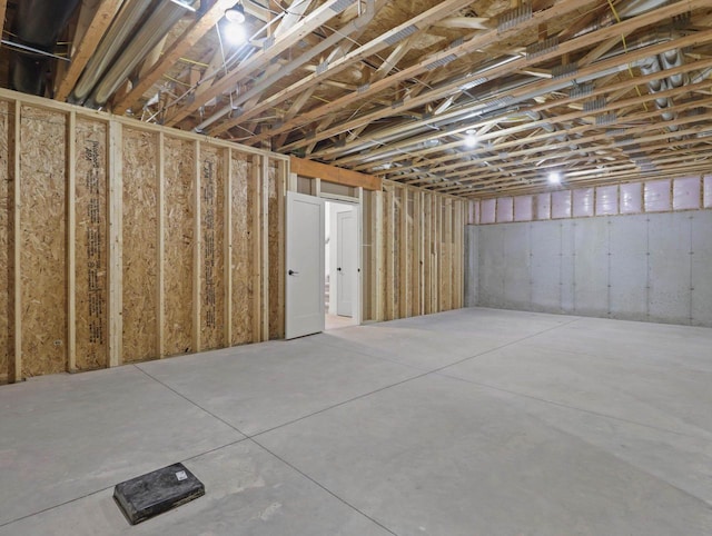9437 Cobalt St, Middleton, WI 53562 - view of unfinished below grade area