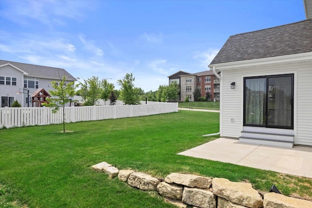 9437 Cobalt St, Middleton, WI 53562 - view of yard featuring a patio area and entry steps