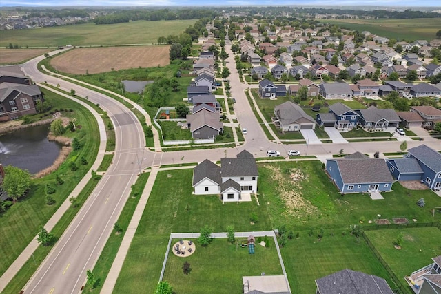 9437 Cobalt St, Middleton, WI 53562 - aerial view of property and surrounding area with nearby suburban area and a nearby body of water