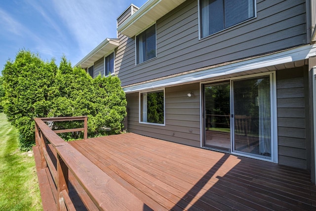 N163W19422 Cedar Run Dr Unit A6, Jackson, WI 53037 - view of wooden deck