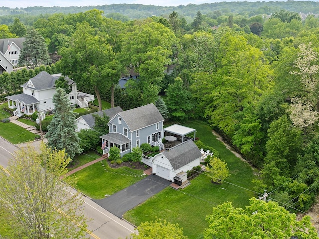 170 N Lakeshore Dr, Fontana, WI 53125 - view of subject property with a forest
