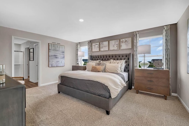 5010 Linden Rd, Mount Pleasant, WI 53403 - bedroom with light colored carpet and baseboards