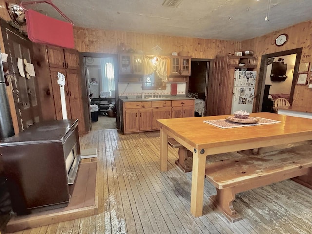 1657 N Elm Rd, Junction City, WI 54443 - dining space featuring light wood finished floors