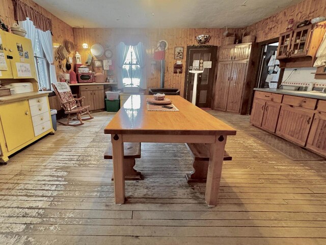 1657 N Elm Rd, Junction City, WI 54443 - dining space featuring light wood finished floors