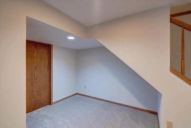 1230 N Westfield Rd, Madison, WI 53717 - additional living space featuring carpet flooring and recessed lighting