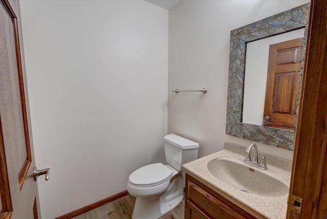 1230 N Westfield Rd, Madison, WI 53717 - bathroom with vanity and wood finished floors