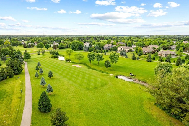 W4745 Briar Dr, Elkhorn, WI 53121 - aerial perspective of suburban area featuring a golf course and a tree filled landscape