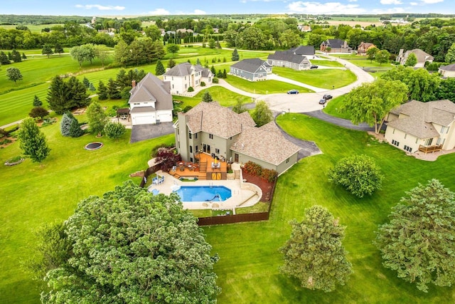 W4745 Briar Dr, Elkhorn, WI 53121 - aerial view of residential area featuring a pool