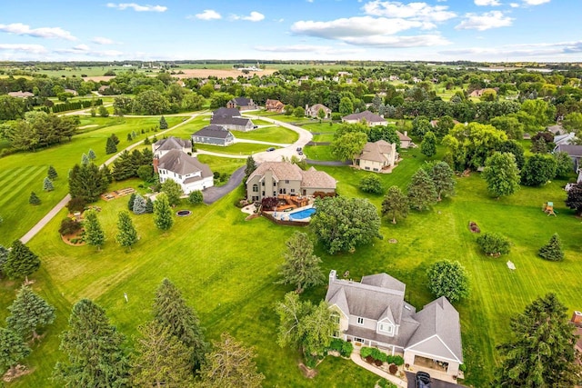 W4745 Briar Dr, Elkhorn, WI 53121 - aerial perspective of suburban area featuring a tree filled landscape