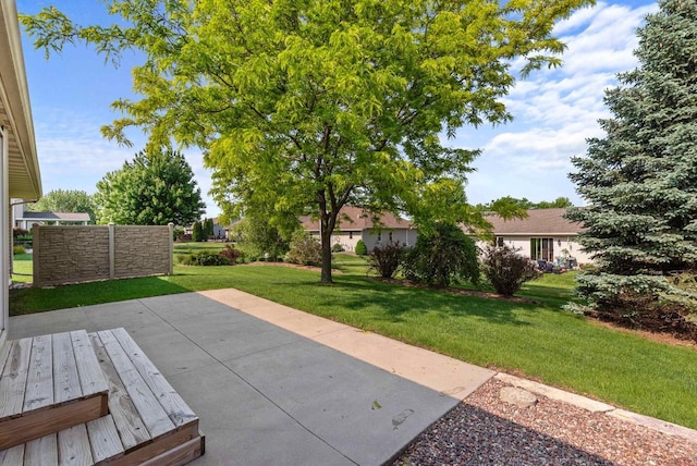 136 Yacoub Ln, Fond Du Lac, WI 54935 - view of green lawn featuring a patio