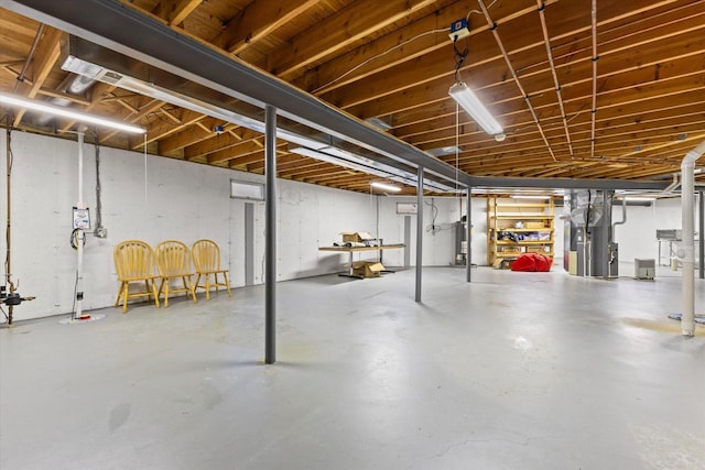 636 Westbury Ln Unit 12, Delavan, WI 53115 - unfinished below grade area featuring water heater