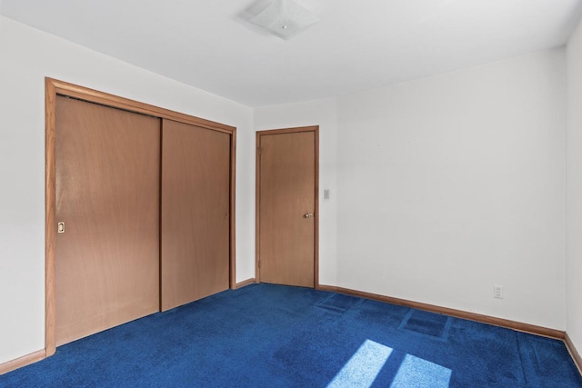 11549 N Meadowbrook Dr, Mequon, WI 53097 - unfurnished bedroom with carpet, a closet, and baseboards